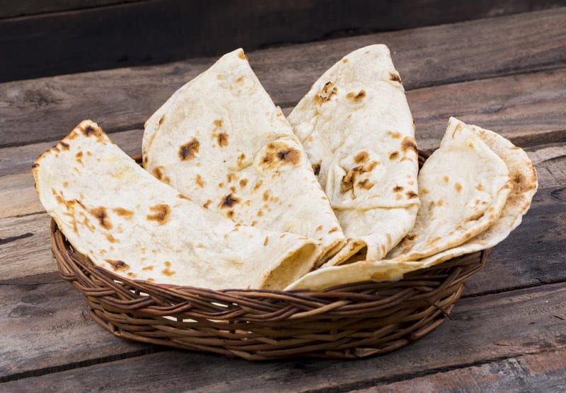 Huni Roshi (chapatti bread) - Typical Maldivian food