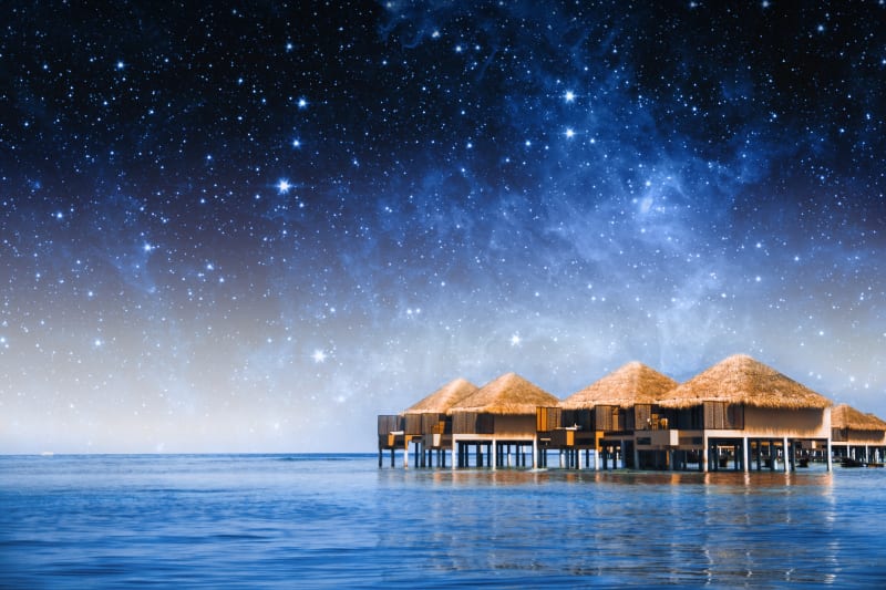 Exploring the night skies over the Maldives