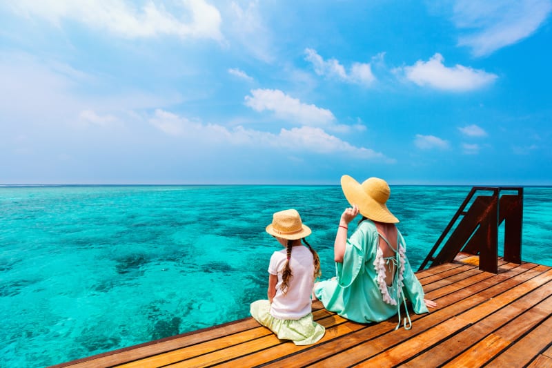 Overwater Bungalows for Families in the Madives