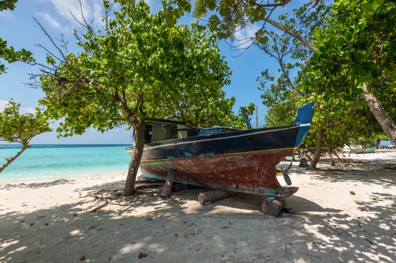 The Beach at Gulhi Island, Maldives