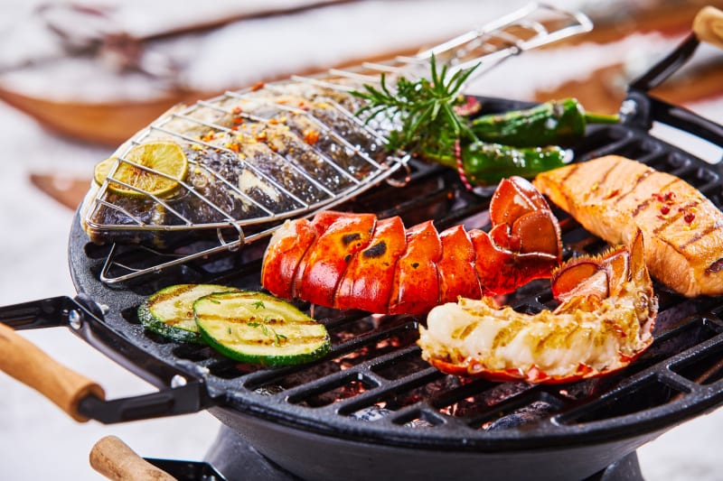 Fresh Seafood at Treetop Restaurants in the Maldives