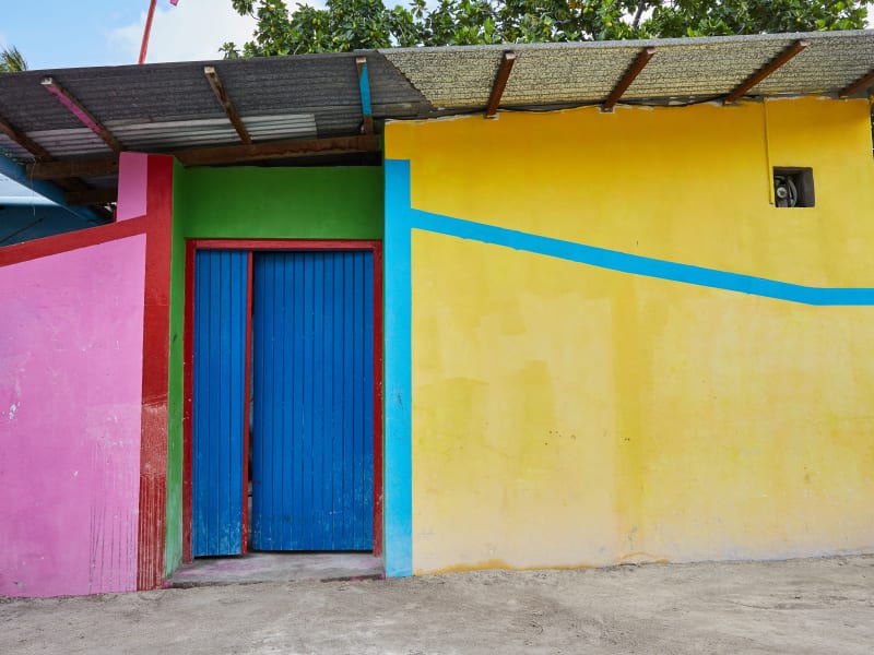 The colorful island of Ukulhas