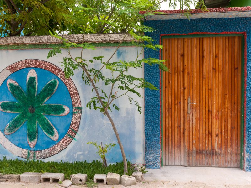 A Maldivian guesthouse