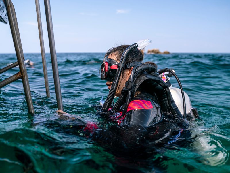 Diving on a liveaboard in Maldives