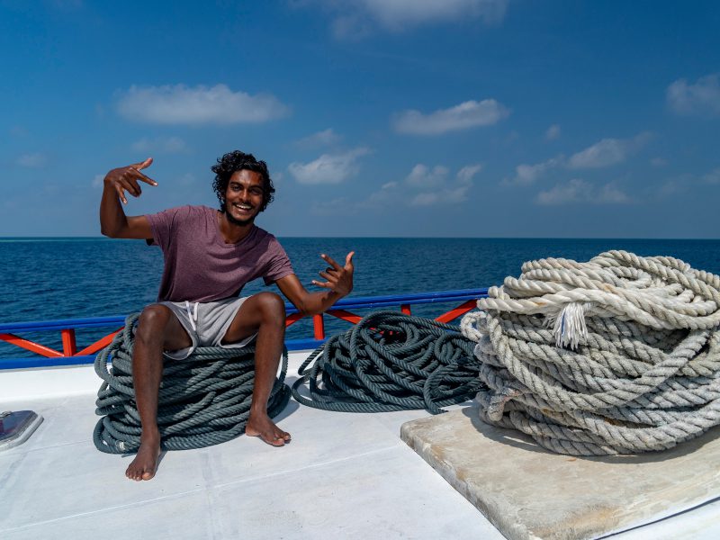 a Maldivian fisherman