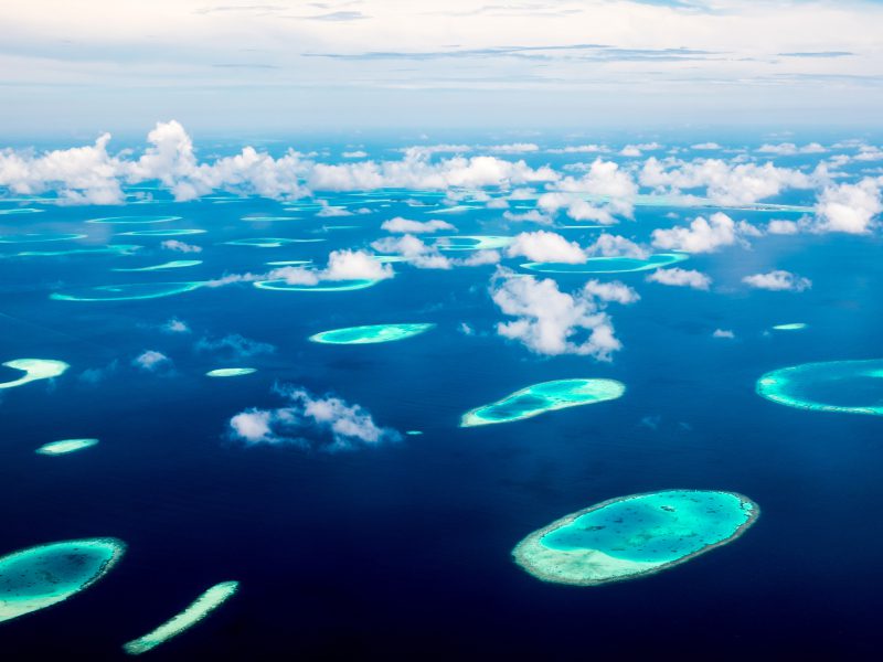 The beauty of Maldivian atolls