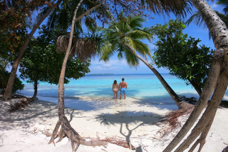 Beach time in the Maldives