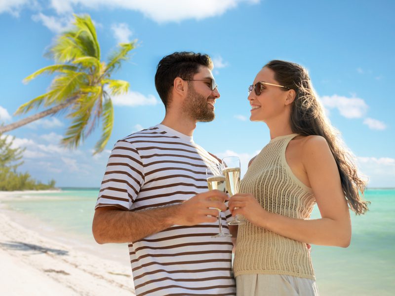 Honeymoon couple in Maldives