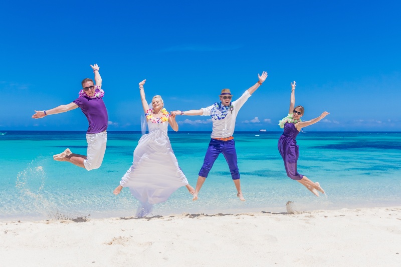 Beach wedding in Maldives